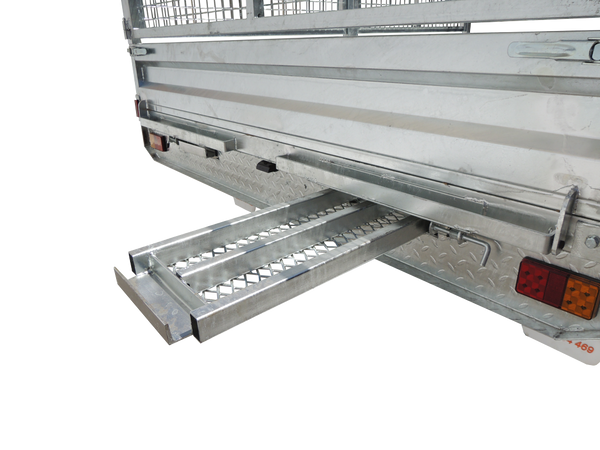 12 x 7 Hydraulic Flat Top Tipper Trailer – 3.5T – Instant Racking
