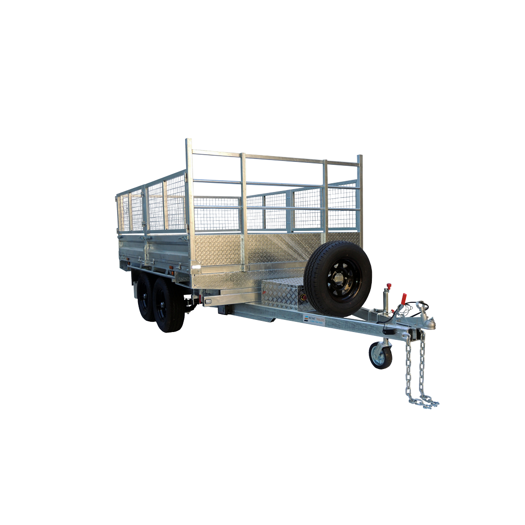 12 x 7 Hydraulic Flat Top  Tipper Trailer – 3.5T