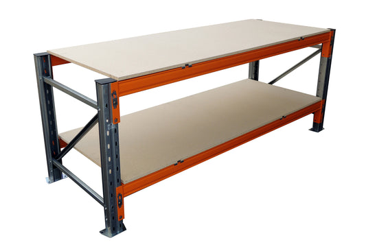 2 Tier Pallet Racking Workbenches