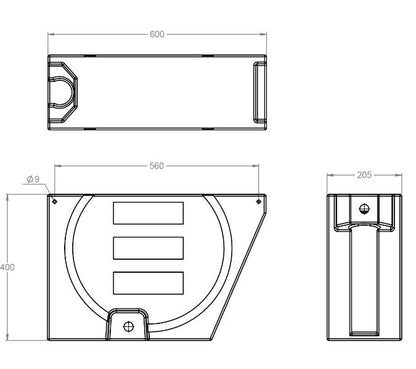 Polyethylene Water Tank 30L