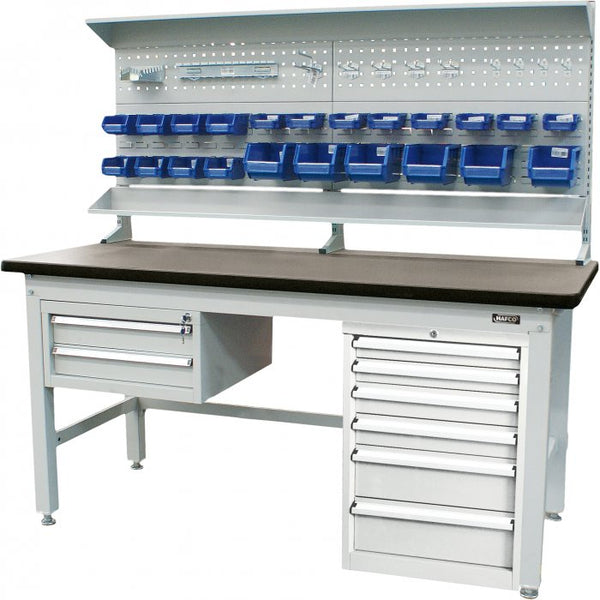 Industrial Work Benches with option Louvre Panels – Instant Racking