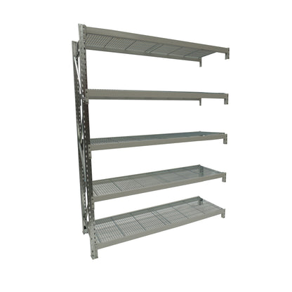 Longspan Shelving - Add On Bay - With Mesh Shelves