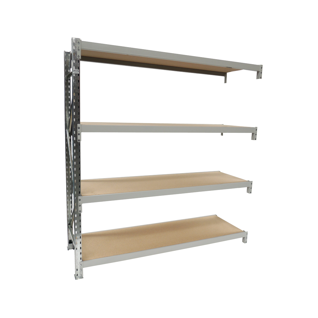 Longspan Shelving - Add On Bay - With Board Shelves