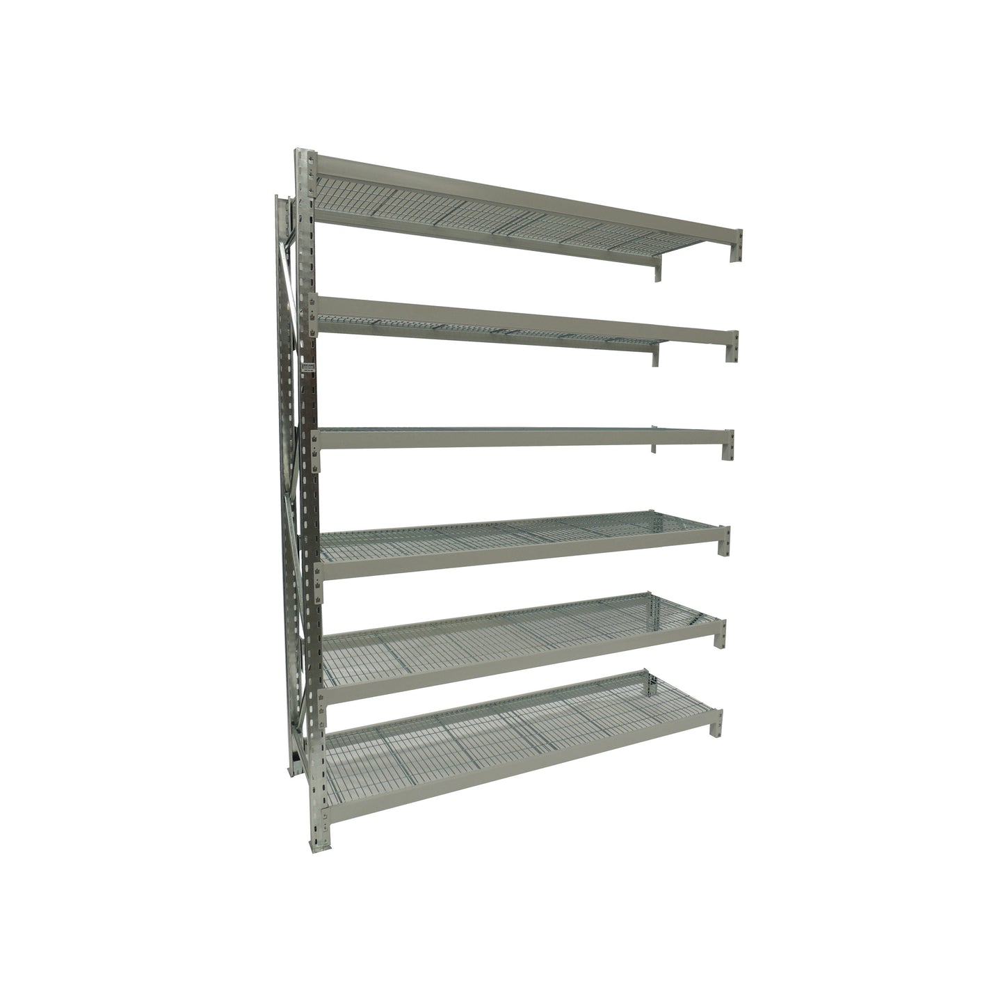 Longspan Shelving - Add On Bay - With Mesh Shelves