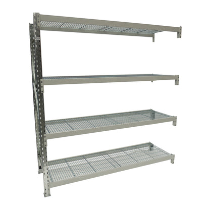 Longspan Shelving - Add On Bay - With Mesh Shelves