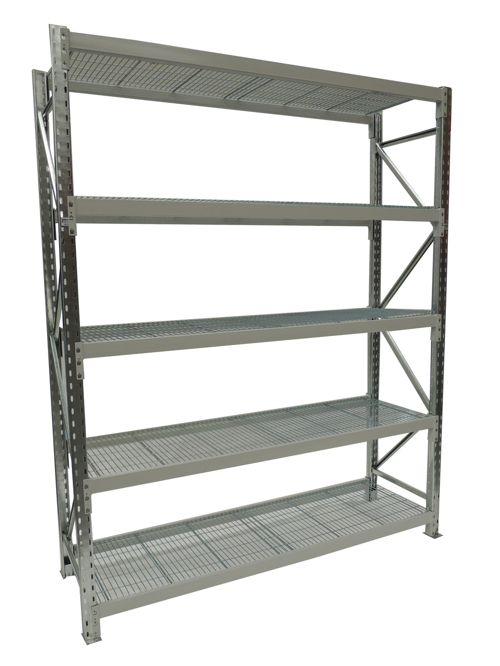 Longspan Shelving - Starter Bay - With Mesh Shelves – Instant Racking