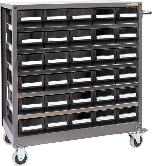 Parts Cabinet Mobile - Heavy Duty - 30 Drawer